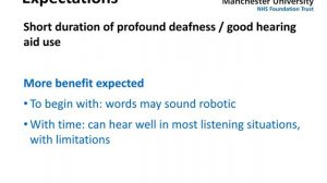 Cochlear Implants: Information for patients