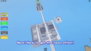 HOW TO GET THE NEON EFFECT! NEW UPDATE LEAKS! (Roblox Noob Army Tycoon)