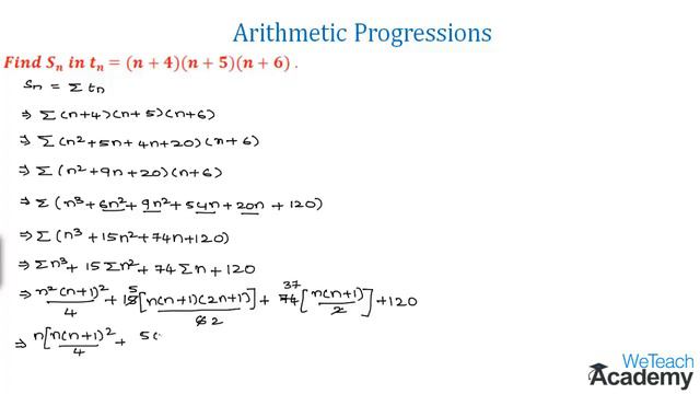 014-Arithmetic Progressions Example - 10 ⧸ Progressions ⧸ Maths Arithmetic