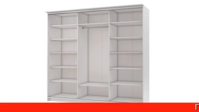 Обзор Шкаф-купе 3-х дверный Байкал | HOFF смотреть онлайн