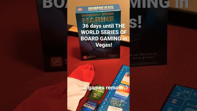 36 Days until World Series of Board Gaming! Are you training? We have 2 games left to learn!