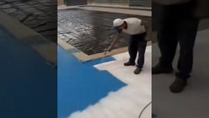 Покраска пола безвоздушным распылителем #GRACO?