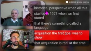 Разбор ИНТЕРВЬЮ на Английском с Субтитрами-Steve Kaufmann-Стивен Крашен Language Acquisition