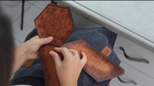 How To Make a HEXAGONAL Leather Bucket Bag | PDF Pattern For Leather Crafting