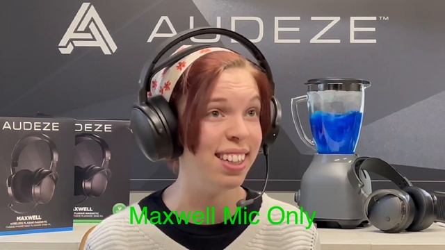 AUDEZE MAXWELL най-добрите гейминг слушалки! Тест - шумопотискане с изкуствен интелект на микрофона