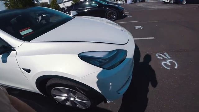 Купили Tesla Model Y. Забрали на заводе Tesla во Fremont, California смотреть онлайн