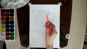 Урок ИЗО 6 класс "Натюрморт в технике гризайль"