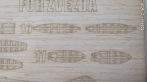 Обзор Дополнение на Крейсер Варяг Звезда - Деревянная палуба WooD Hunter W35001 масштаб 1/350