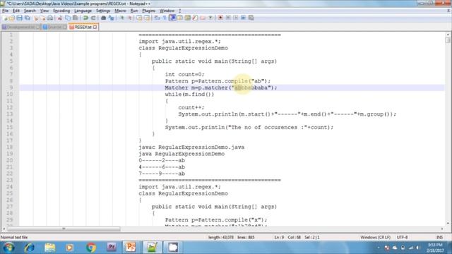 Lesson - 1 : REGEX - REGEX Introduction and Pattern, Matcher, Character Classes in Java Programming смотреть онлайн