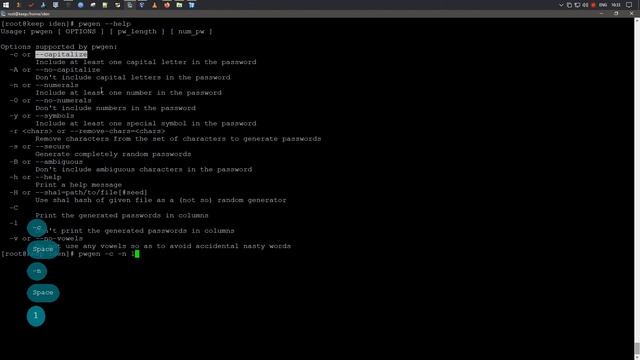 pwgen | генерирует случайный пароль в оболочке Linux | Fedora 34 смотреть онлайн