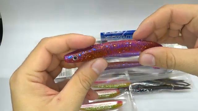 Распаковка больших силиконовых приманок по заказу Fmagazin смотреть онлайн