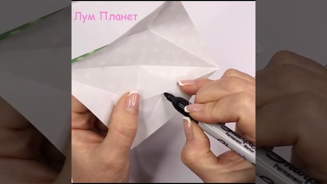 Звездочка НА ЁЛКУ из любой бумаги! #shorts DIY Christmas Star from any paper смотреть онлайн