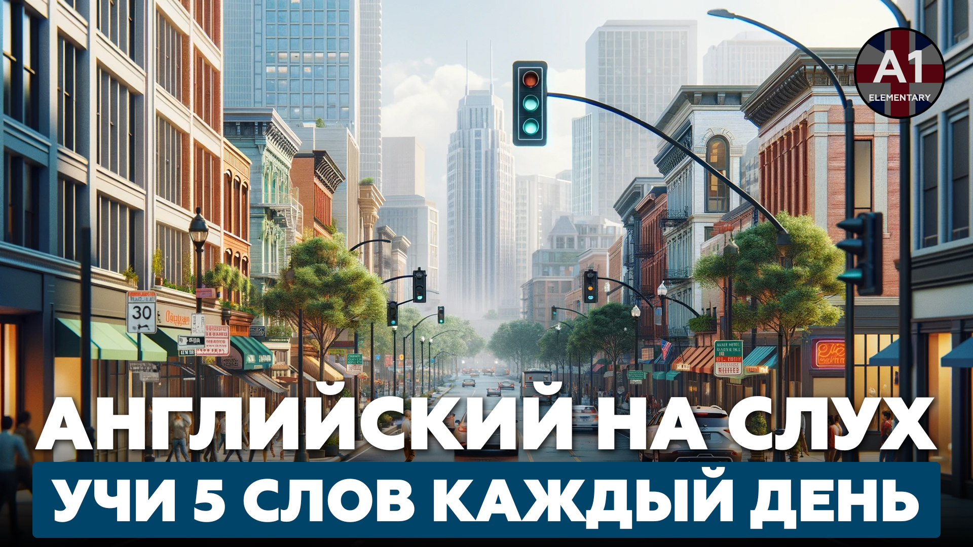 Учим 5 английских слов в день. Уровень - А1.