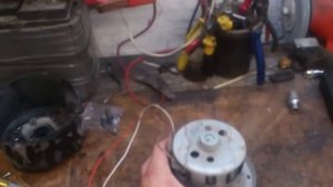 Ремонт пылесоса "Samsung" SC8872 Замена мотора.