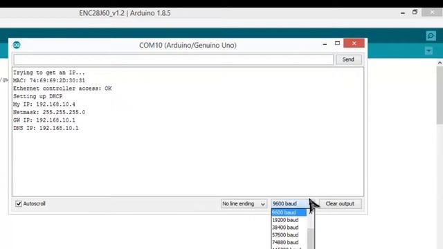 How to control LED using Internet ENC28J60 & Arduino Webserver смотреть онлайн