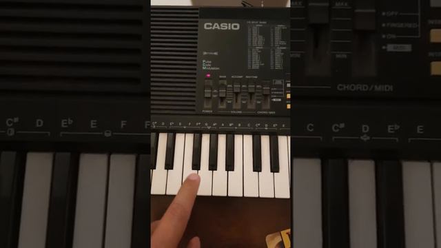 Piano Casio 750