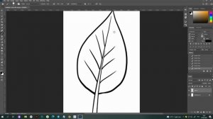 Как быстро и легко нарисовать листик в Фотошопе.