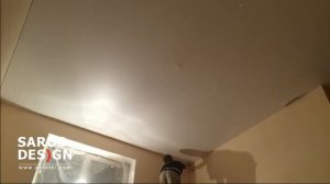 Белый сатиновый натяжной потолок в комнату