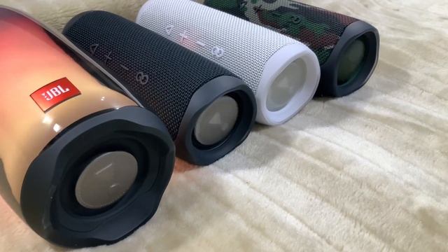 Jbl pulse 4 & jbl flip 5 (3x) bass test!!!