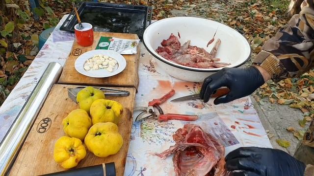 ЗАЯЦ С АЙВОЙ В ДРОВЯНОЙ ПЕЧИ ОХОТА НА КУБАНИ РЕЦЕПТЫ СЮФ смотреть онлайн