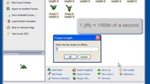 Make animated cursor from animated GIF with AniTuner