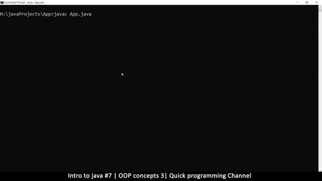 Introduction to Java video#7 | OOP Concepts part 3 | Quick programming tutorial смотреть онлайн