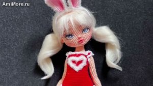 Амигуруми: схема Куколка Миа. Игрушки вязаные крючком.