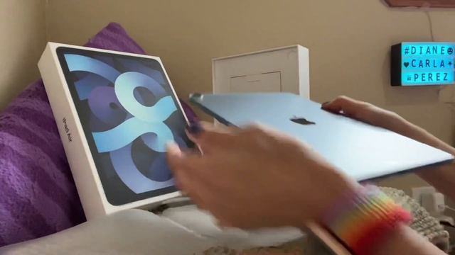 iPad Air 4th Generation Unboxing | Set up (64 GB Sky Blue) #ipadair4 #unboxing