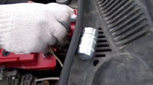 Установка аккумулятора WESTA EFB  на SUZUKI SX4 c Webasto