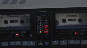 Двухкассетная стереосистема Kenwood KX 929W с поддержкой Dolby NR Очень редкий Винтаж-Япония-1984-го