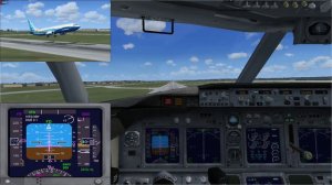 Microsoft Flight Simulator X : Boeing 737-800 Manual Landing with Logitech Extreme 3D Pro