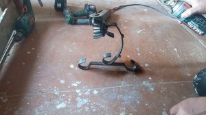 Бра в стиле лофт из старой люстры своими руками