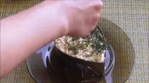 Салат из печени минтая "Быстрый"