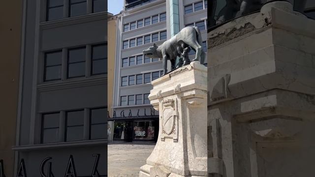 Romulus and Remus statue Piața Roma, #bucharest  #romania