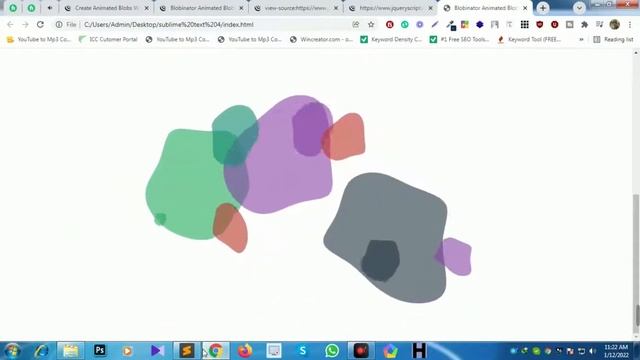 How to Create Animated Blobs animation in 2022 by jishaansinghal