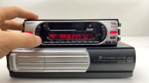 2000s Sony XR-CA430X Car Radio Cassette Player + 6 CD Changer CDX-T69 / Testing