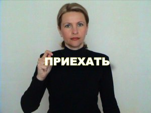 ЖЕСТОВЫЙ ЯЗЫК. СЛОВАРЬ. Приехать
