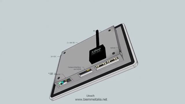 Android Multi-Touch Panel 3D Animation - Ltouch F IP54 смотреть онлайн