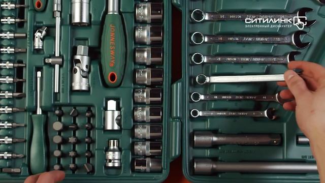 Обзор набора инструментов JONNESWAY S04H52482S | Ситилинк смотреть онлайн