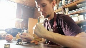 Роспись препаратом жидкого золота