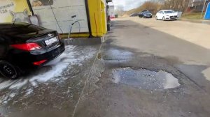 Как помыть тачку за 150 рублей #karcher  #мойкасамообслуживания