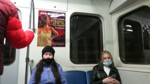 Казанское метро, Участок : Козья Слобода - Горки. На метропоезде 81-533.