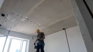 Прямой монтаж, креплю площадки к плите перекрытия с помощью газового пистолета.