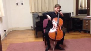 Дмитрий Волков (виолончель) - И.С.Бах  Сюита для виолончели соло №3  До мажор  Сарабанда