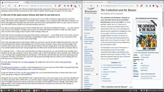 Modern Computer History - The Cathedral and the Bazaar - Basic Hacking Skills смотреть онлайн