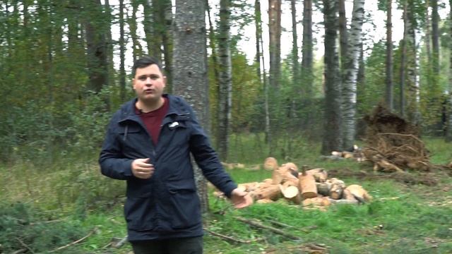 С нуля до въезда в дом. (1/8) Начало работ, вырубка леса. смотреть онлайн
