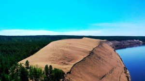 Уникальное место на берегу Лены: песчаный бархан