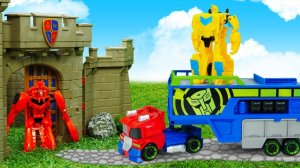 Видео сборник Автоботы VS Десептиконы! – Роботы Трансформеры Оптимус и Бамблби в видео игры битвы