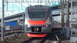 Осенние электрички на МЦД-2 - Иволги, Ласточки и ЭП2Д.