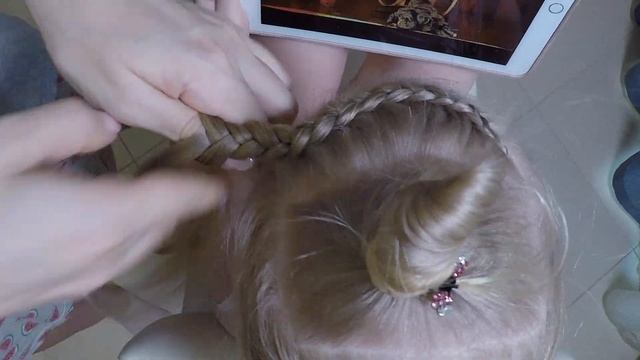 Как сделать Высокий хвост с красивым оформлением | Прически для девочек